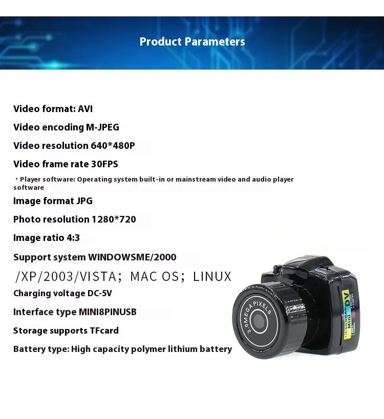 MiniSnap Keychain Camera